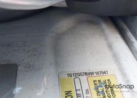 2009 Chevrolet Malibu Ls from USA, damaged, VIN 1G1ZG57B09F107947